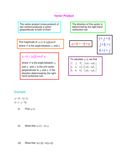 Vector product