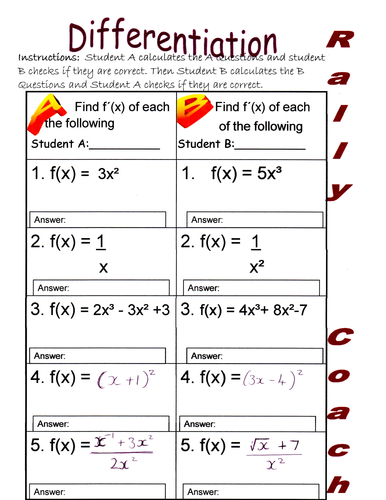 Differentiation rally coach