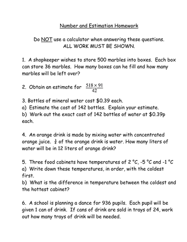 Estimation and Rounding