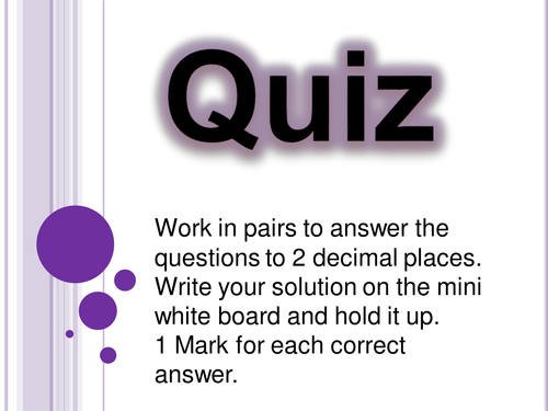 Order Of operations calculator quiz
