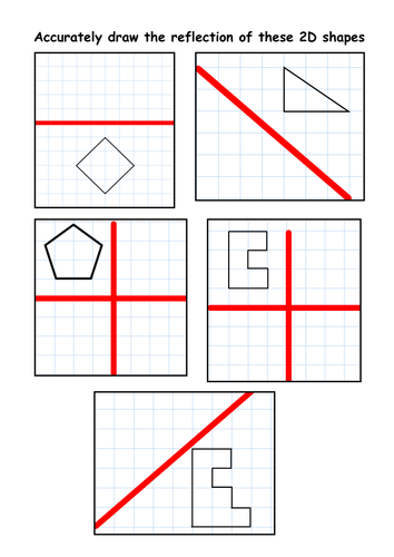 Reflections of 2D Shapes