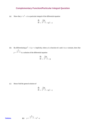 First order Differential Equation
