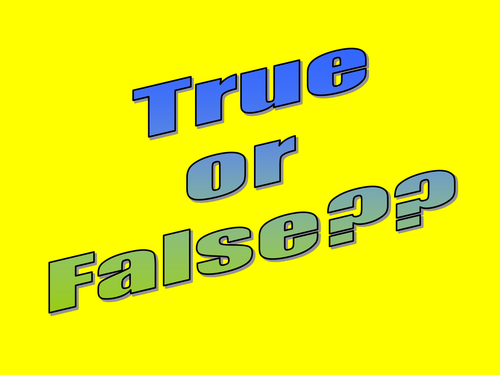 True or False Scatter Diagrams