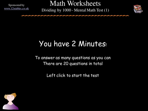 Dividing by 1000 Test (1)