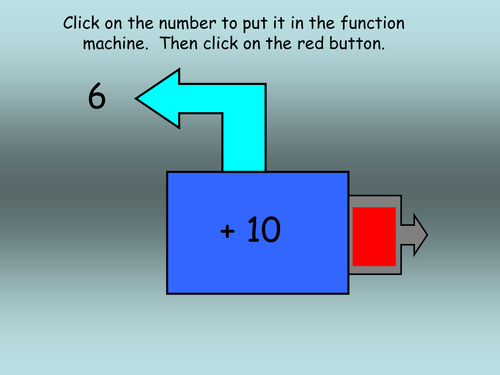 function machine for adding 10