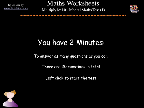 Multiplying by 10s