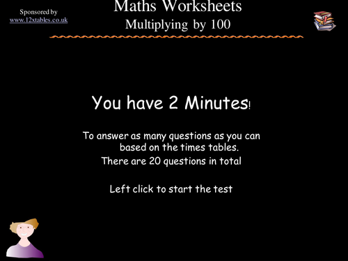 Multiplying by 10; 100 or 1000