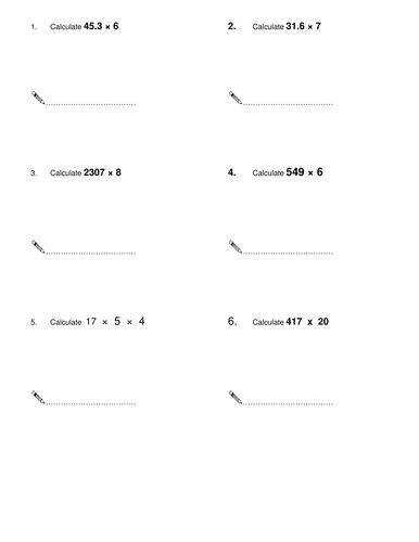 math questions 1 20 grouped topics teaching resources