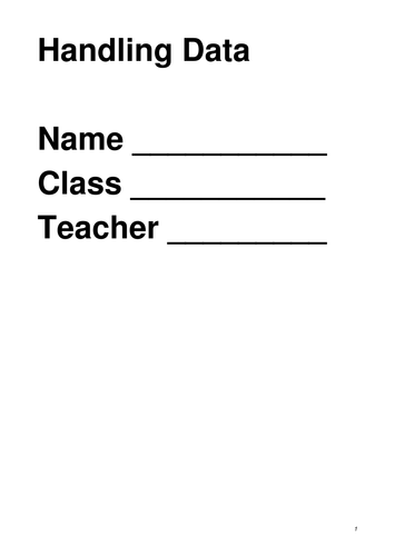 Level 6 Handling Data