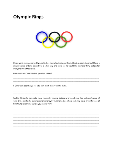 Olympic Rings | Teaching Resources