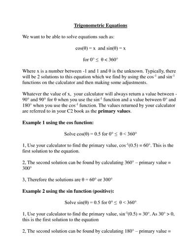 Trigonometric Function