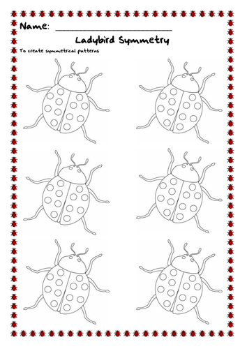 Symmetrical Ladybugs