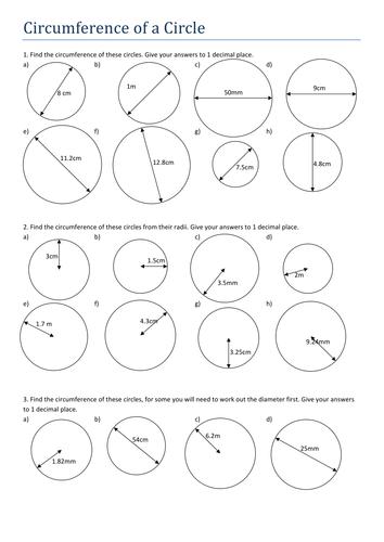 Circumference of a Circle