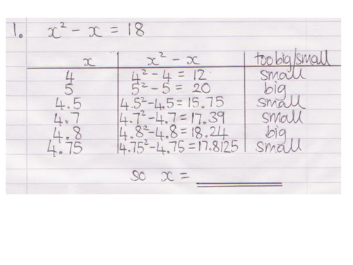 Trial and error- the final steps