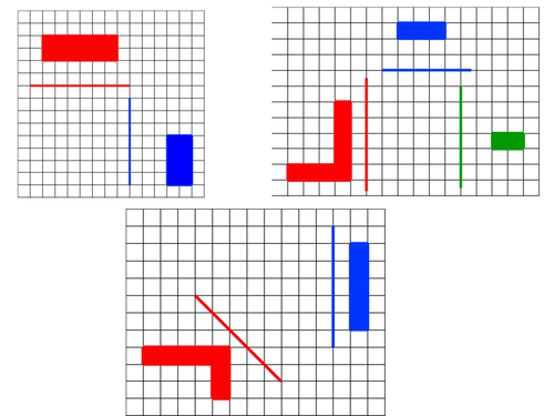 Transformations - reflections jigsaw