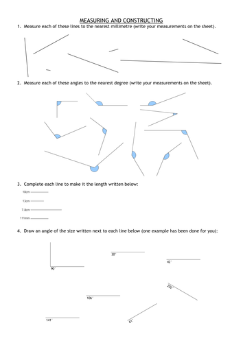 Measuring and Construction | Teaching Resources