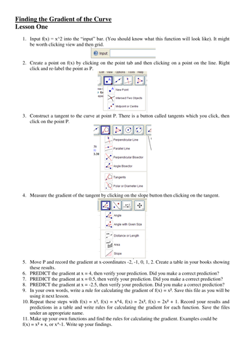 Finding the Gradient of a Curve - An Introduction