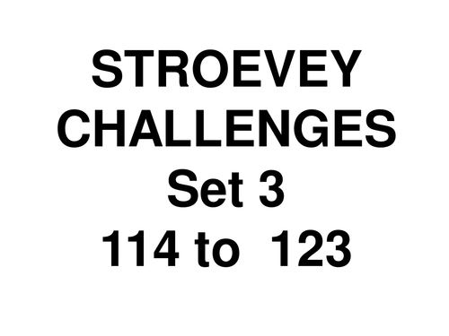 A Huge Collection of Challenges No 1 = 149 puzzles
