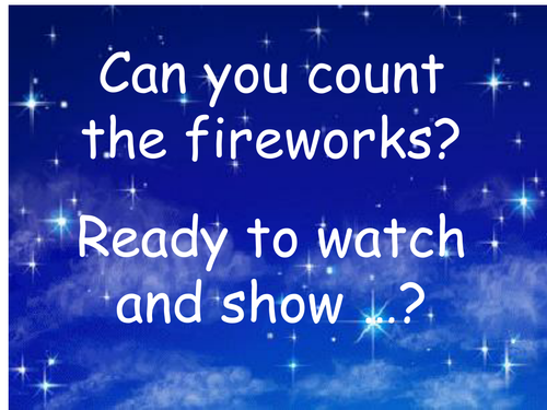 Counting fireworks