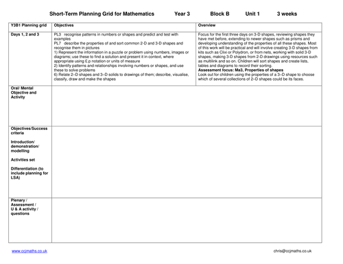 Math planning | Teaching Resources