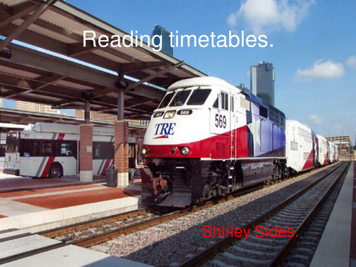 Reading timetables