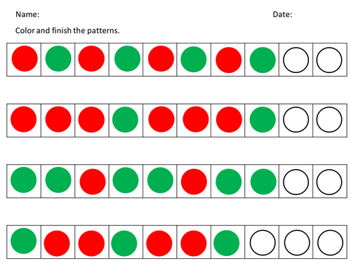 Pattern - color and finish - circles
