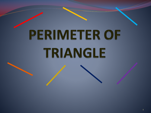 Perimeter of Triangles