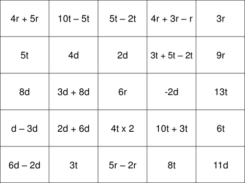 Simplifying match up