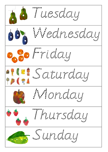 Days of the Week.