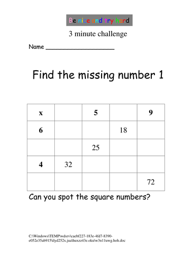 Multiplication1 and 2 digits