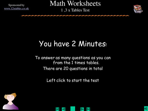 timed-multiplication-test-1-3-teaching-resources