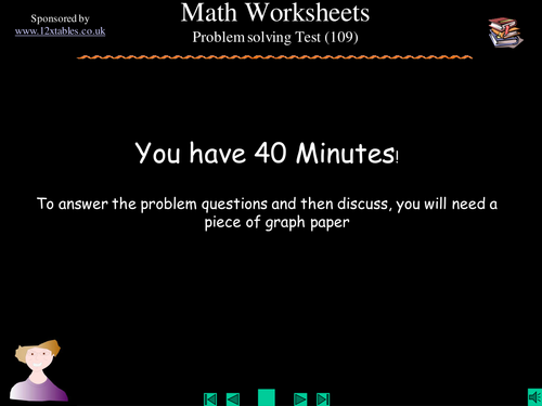 Math - Problem solving