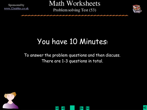 Math Problem Solving Tasks 6