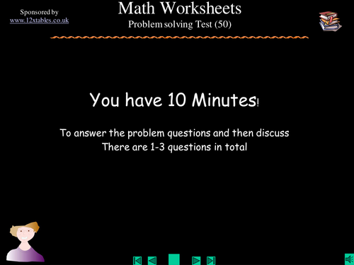 Problem Solving Symmetry and Area.