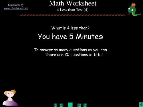 4 less than subtraction test (4)