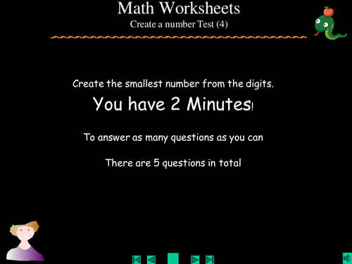 Create the smallest number test (4)