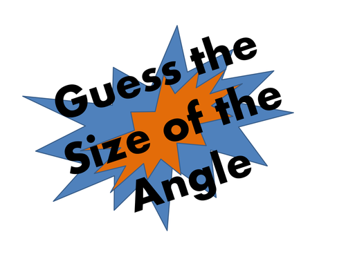 Guess the Size of the Angle