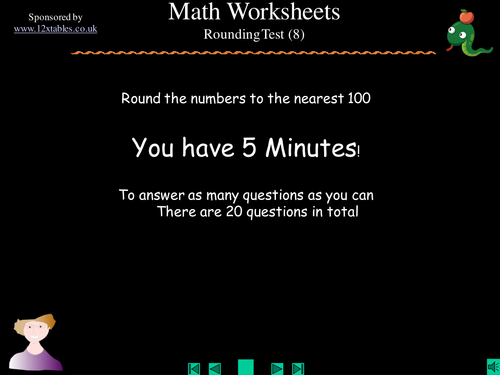 Rounding to nearest 100 test