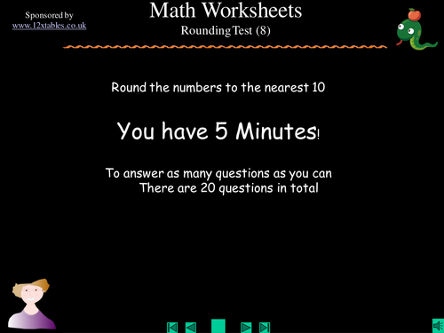 Rounding to nearest 10 test