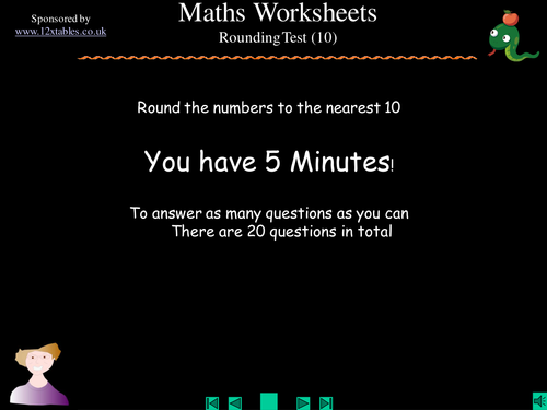 Rounding to nearest 10 test | Teaching Resources