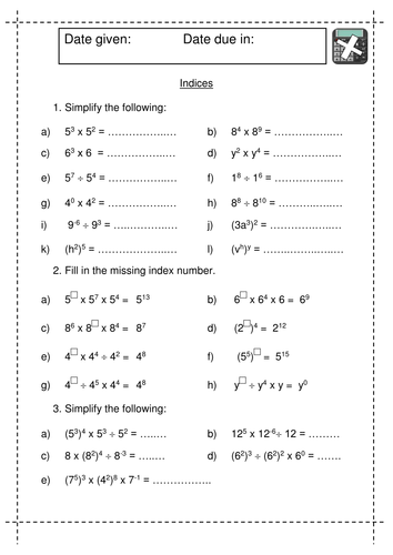 Indices | Teaching Resources