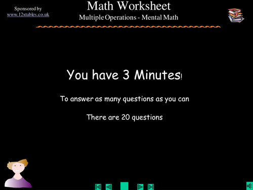 Adding; subtracting; dividing; muliplying