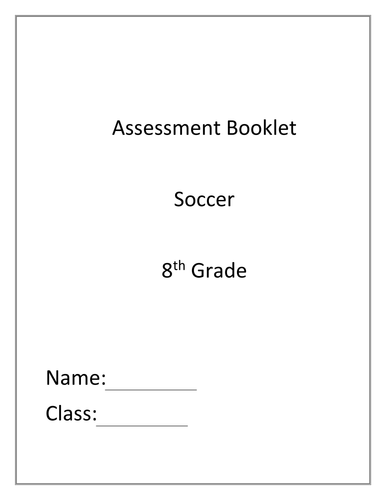 Middle Level Soccer/Tennis/Bball Student Guides