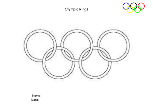 olympic rings from a single piece of paper by aap03102