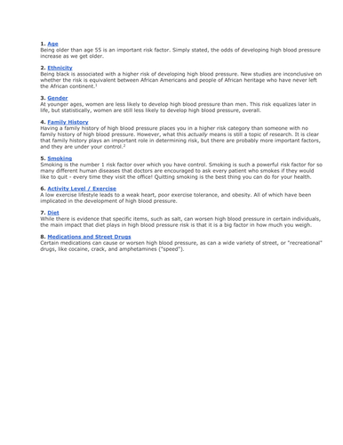 FUN FACTS ABOUT BLOOD PRESSURE visual data 3