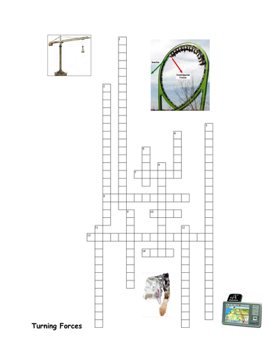 Further physics revision crosswords