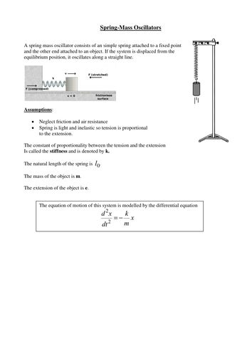 Spring Mass Oscillators