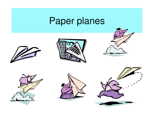 How to make a paper airplane instructions ks2 picture