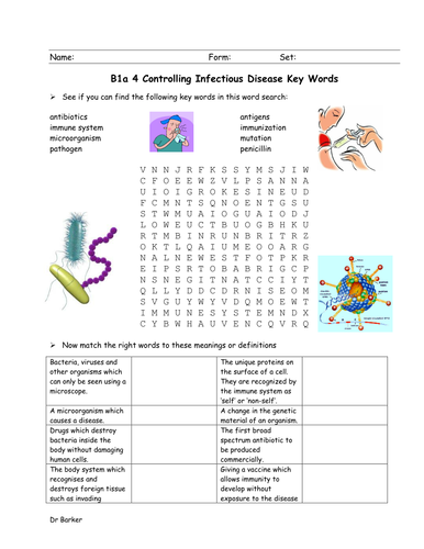 Biology wordsearches