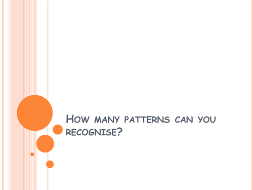 Natural patterns PowerPoint